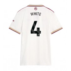 Arsenal Ben White #4 Tredjedrakt Kvinner 2025-26 Kortermet Arsenal Ben White #4 Tredjedrakt Kvinner 2025-26 Kortermet